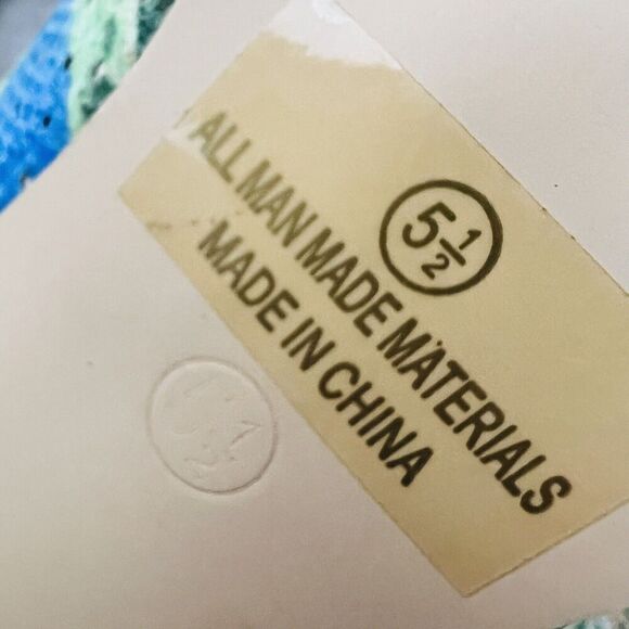 Unique JB Easos Geal Beautiful Floral Pull on Knee High Heeled Boots ~ Size 5.5 - Picture 10 of 10